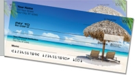 Tropical Beach Side Tear Personal Checks