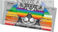 Cat Pride Side Tear Personal Checks