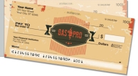 Vintage Gasoline Side Tear Personal Checks