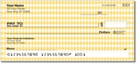 Yellow Diamond Personal Checks