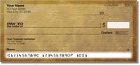 Brown Burlap Personal Checks