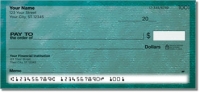 Blue Burlap Personal Checks