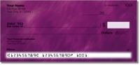 Purple Light Wave Personal Checks