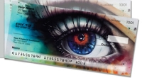 Eyes for Art Side Tear Personal Checks