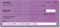Purple Mesh Personal Checks