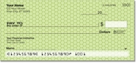 Green Honeycomb Personal Checks