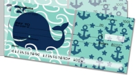 Wacky Whale Side Tear Personal Checks