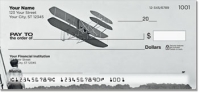Vintage Plane Personal Checks