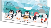 Cute Penguin Side Tear Personal Checks