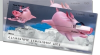 Flying Pig Side Tear Personal Checks