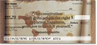 Patriotic Quote Personal Checks