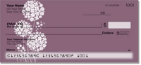 Swirl Flower Personal Checks