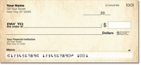 Weathered Paper Personal Checks