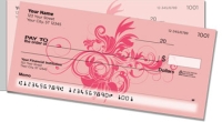 Floral Scroll Side Tear Personal Checks