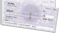 Folk Tree Side Tear Personal Checks