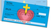 Christian Cross Side Tear Personal Checks