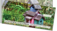 Unique Birdhouse Side Tear Personal Checks