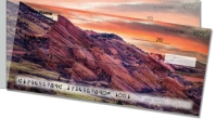 Colorado Red Rocks Side Tear Personal Checks