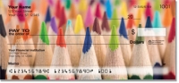 Colored Pencil Personal Checks