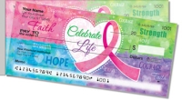 Celebrate Life Side Tear Personal Checks