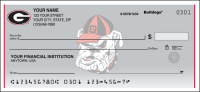 Georgia Logo Collegiate Personal Checks - 1 Box - Singles