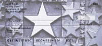 Rustic Metal Stars Personal Checks