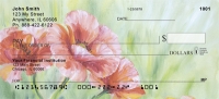 Poppy Oil Painting Personal Checks