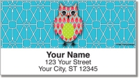 Puma Colorful Owls Address Labels Accessories