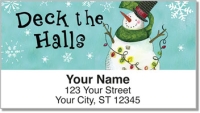 Zipkin Snowmen Address Labels Accessories