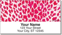 Neon Leopard Address Labels Accessories