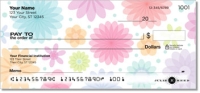 Geo Floral Personal Checks