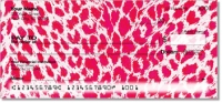 Neon Leopard Personal Checks