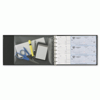 Vinyl Zippered Pocket Organizer for 7 Ring Binders Accessories