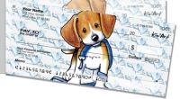 Beagle Side Tear Personal Checks