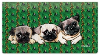 Pug Series Checkbook Cover Accessories