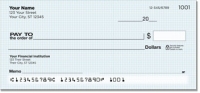 Classic Blue Personal Checks