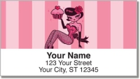 Cupcake Girl Address Labels Accessories