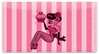 Cupcake Girl Checkbook Cover Accessories