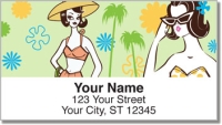 Palm Springs Mod Address Labels Accessories