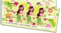 Hula Girl Side Tear Personal Checks