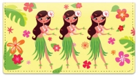 Hula Girl Checkbook Cover Accessories