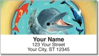 Swimming Dolphin Address Labels Accessories