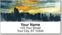 Sunset Scene Address Labels Accessories