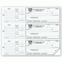 3-On-A-Page Compact Size Checks, with Vouchers 1 Personal Checks