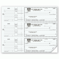 3-On-A-Page Compact Size Checks, with Vouchers 1