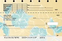 Stylistic Flowers Top Stub Personal Checks