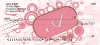 Stylish Monogram A Personal Checks