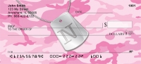 Dog Tag Monogram N Personal Checks