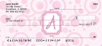 Bubbly Monogram A Personal Checks