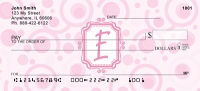 Bubbly Monogram E Personal Checks